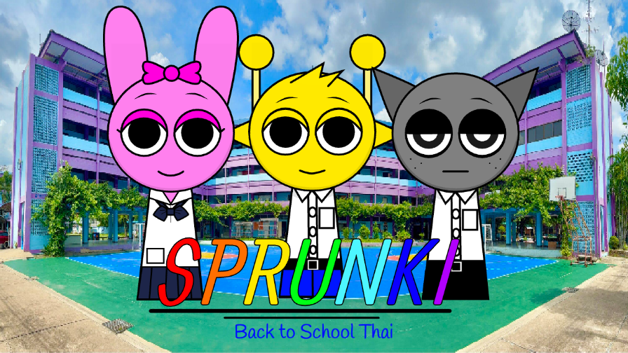 Sprunki But Back To School